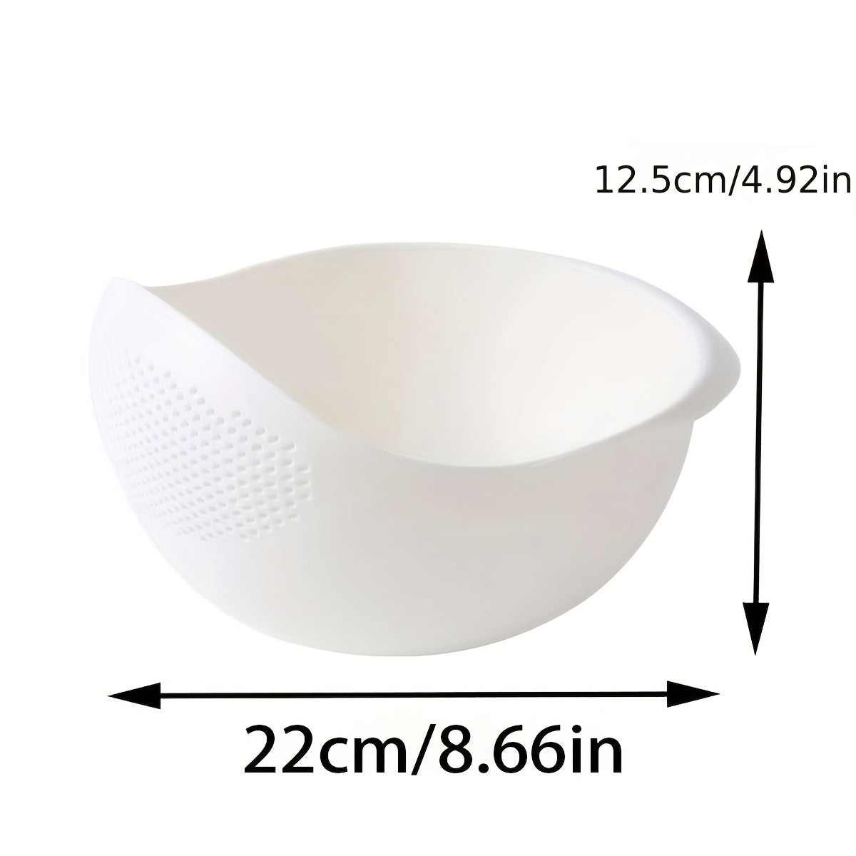 1pc/2pcs/3pcs Multi-Functional Kitchen Washing Basket Basin - Drain Water, Wash Rice, Perfect For Cleaning Vegetables And Fruits, And More With Convenient