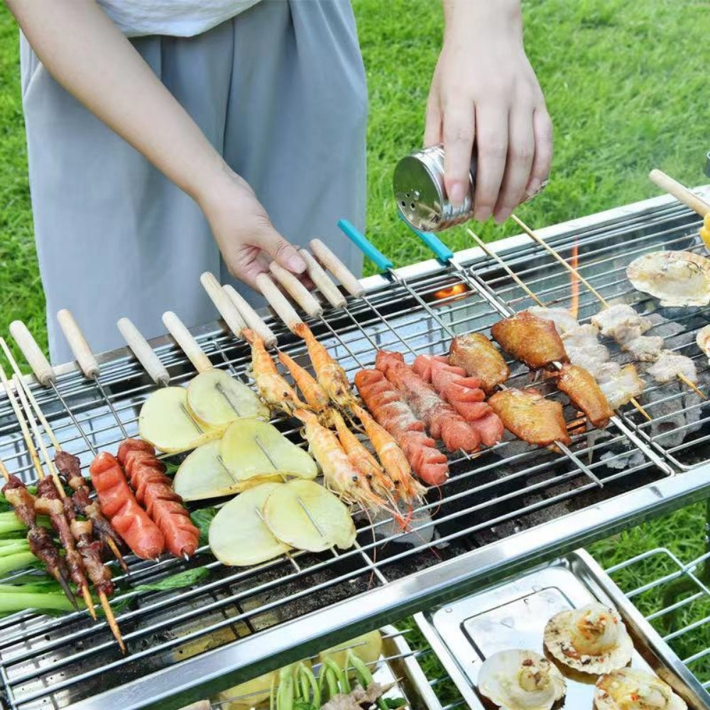 Foldable Stainless Steel Charcoal Barbecue Grill