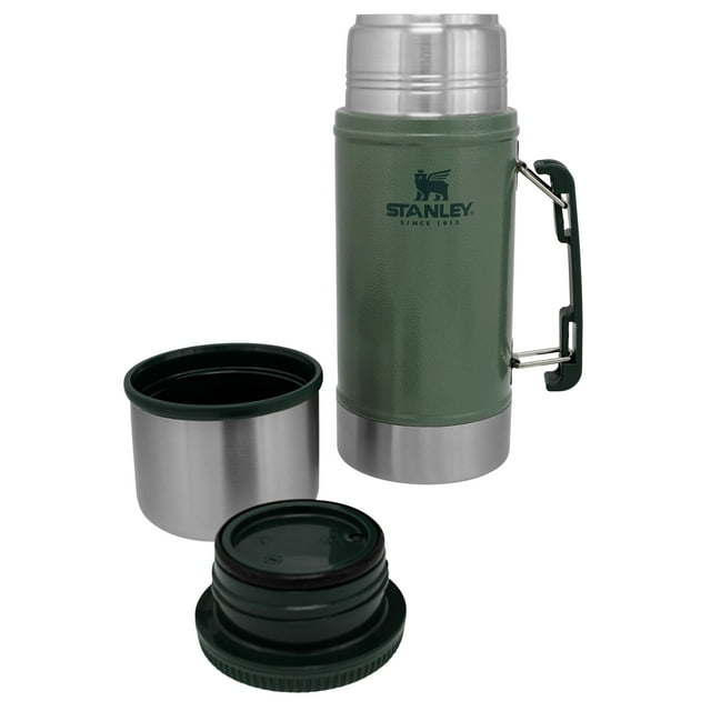 Stanley Classic Legendary Vacuum Insulated Stainless Steel Food Jar 24 oz - Hammertone Green