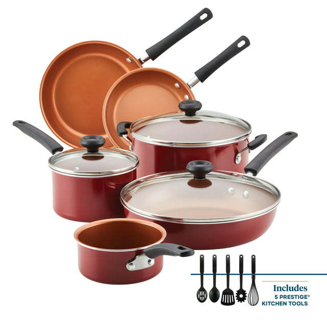 14-Piece Easy Clean Pro Ceramic Nonstick Cookware Set