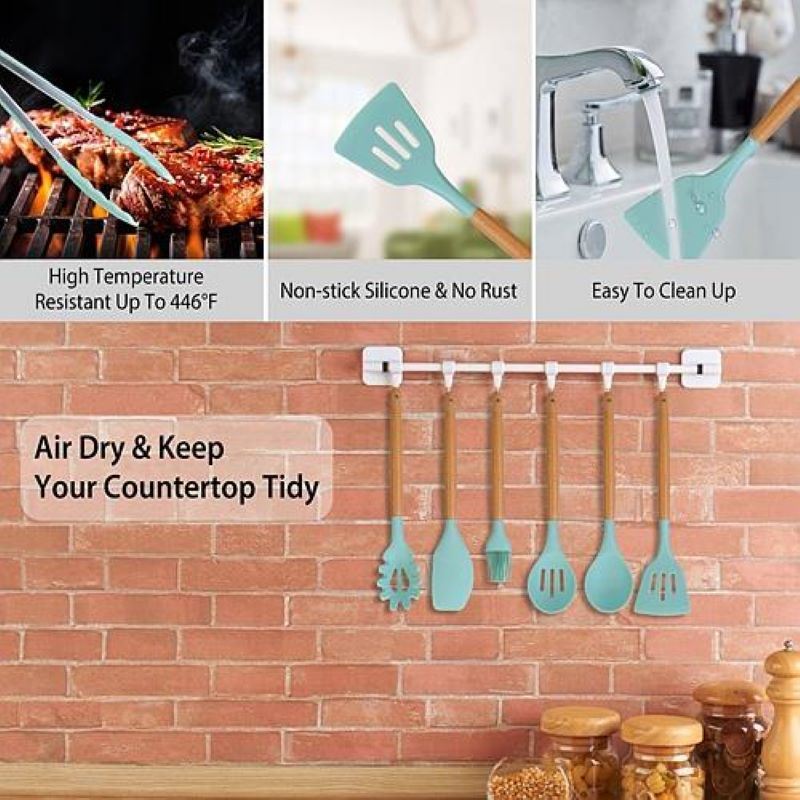 Kitchen Silicone Cooking Tool Utensil Set