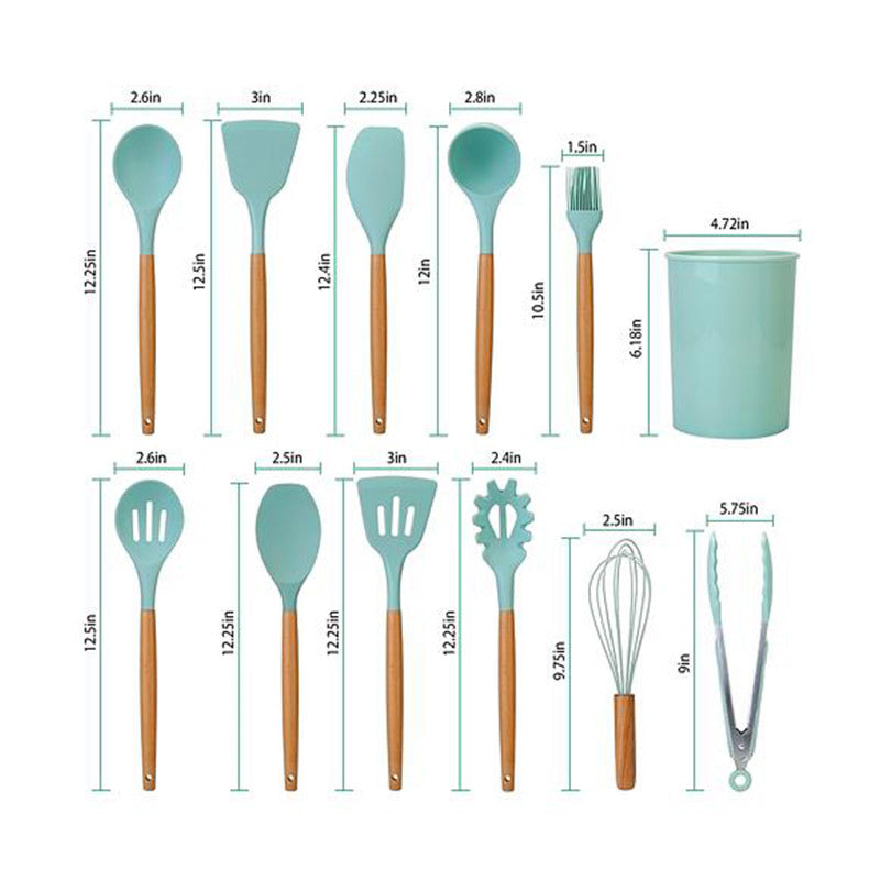 Kitchen Silicone Cooking Tool Utensil Set