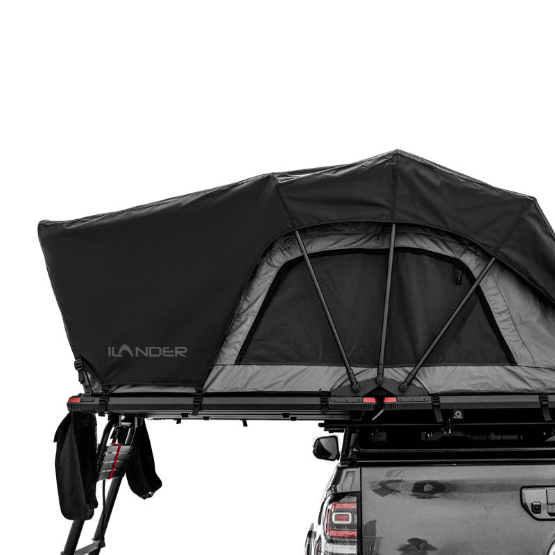 ILANDER Lite Cruiser Roof Top Tent 120cm, Entry level Overland Aluminium Fold Out Style Car Roof Tent for Sedan Van SUV Truck Camping Waterproof,Windproof ,Sturdy