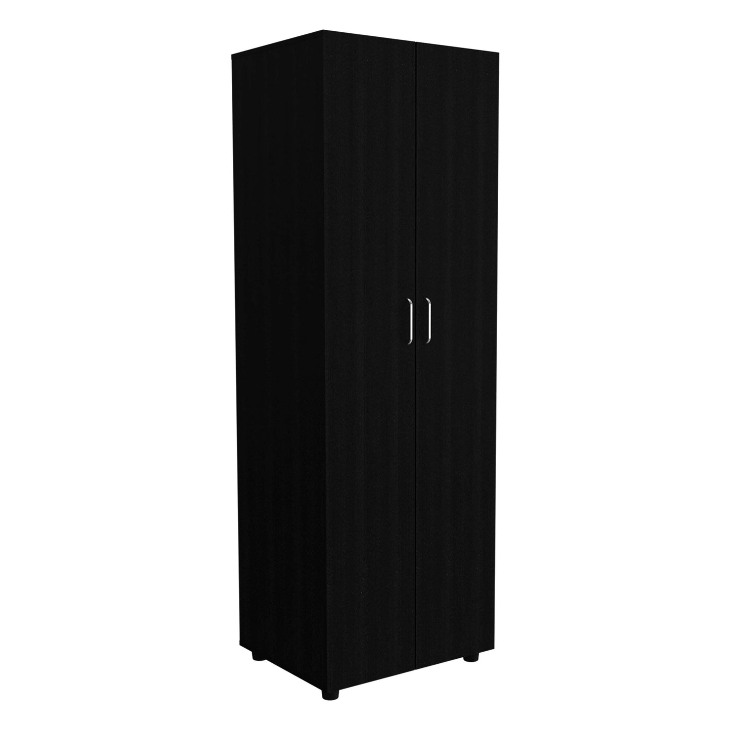 Bidrell 2 Piece Bedroom Set, London Armoire + Rioja 4 Drawer Dresser, Black