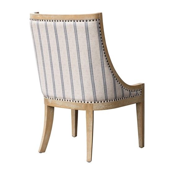 Upholstered Dining Chair with Nailhead Trim