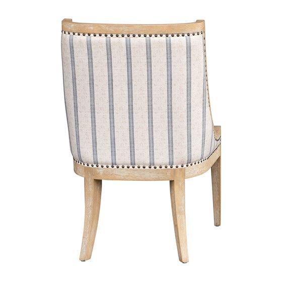 Upholstered Dining Chair with Nailhead Trim