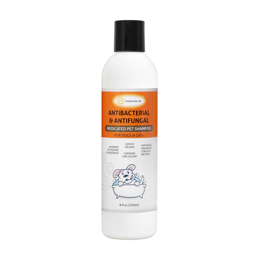 Lime Sulfur Pet Shampoo - Pet Care and Veterinary Solution for Itchy and Dry Skin - Safe for Dog;  Cat;  Puppy;  Kitten;  Horse